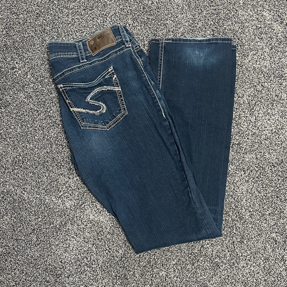 Silver Jeans Dark Indigo Denim